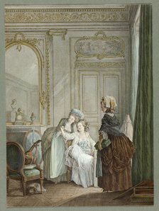 The Wardrobe Consultant, 1782. Creator: Nicolas Lavreince.