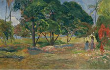 Landscape with Three Trees, 1892. Artist: Gauguin, Paul Eugéne Henri (1848-1903)