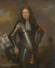 Portrait of a nobleman in a suit of armour, after 1750.  Creator: Johann Lucas Kracker.