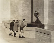 Interested children, 1930s. Creator: AJ Wales.