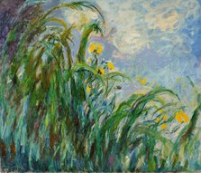 Yellow irises, c. 1925. Creator: Monet, Claude (1840-1926).