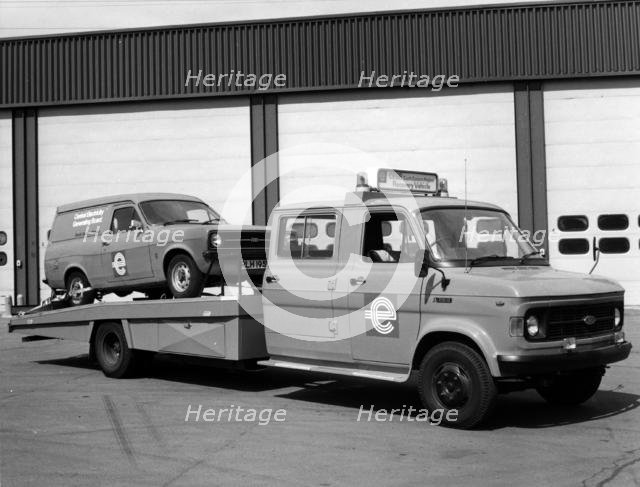 1981 Ford Transit A series cab and vehicle recovery body. Creator: Unknown.