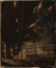 Interior of a workshop, c1777. Creator: Pierre-Antoine Demachy.