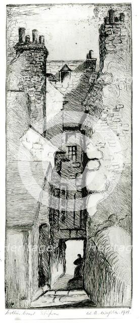 Collier Court, Shiprow, 1918. Creator: William Lionel Wyllie.