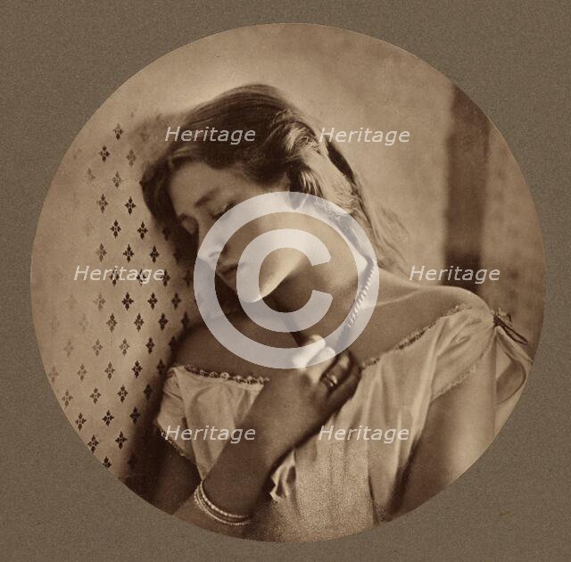 Ellen Terry at Age Sixteen, negative 1864; print about 1875. Creator: Julia Margaret Cameron.