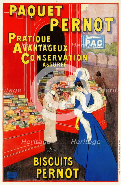 Paquet Pernot , 1912. Creator: Cappiello, Leonetto (1875-1942).