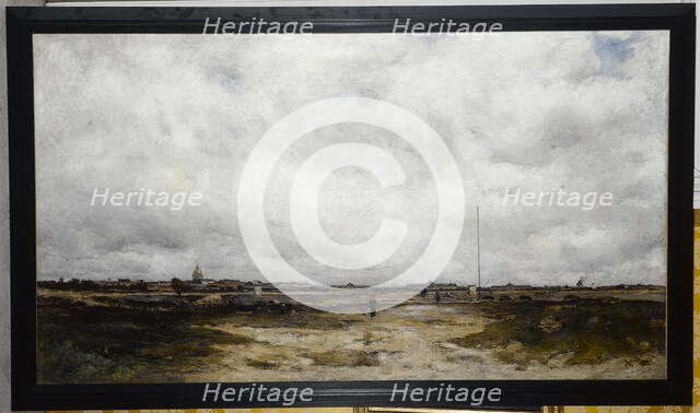 The Champ-de-Mars, after the 1878 exhibition, c1882. Creator: Alfred Casile.