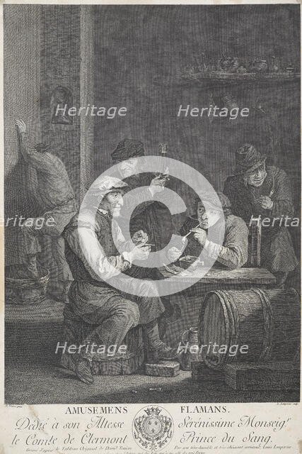 Amusemens Flamans (Flemish Amusements),  c.1750-1770. Creator: Louis-Simon Lempereur.