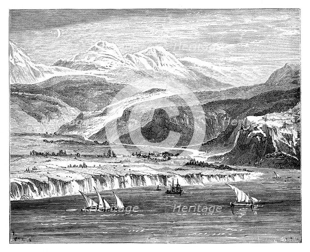 Heights of the Alma, Crimea, Ukraine, c1888. Artist: Unknown