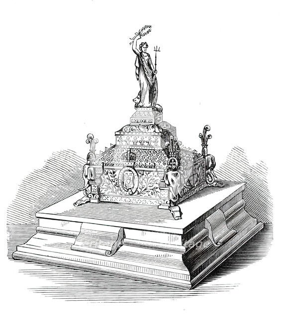 Casket for the Address presented by the Corporation of London to the Prince of Wales, 1876. Creator: Unknown.