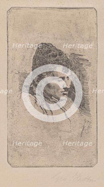 Portrait of the Artist's Second Wife [Ritratto della seconda moglie], 1903. Creator: Giovanni Fattori.