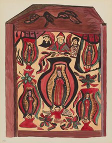 Plate 32: Our Lady of Guadalupe: From Portfolio "Spanish Colonial Designs of New Mexico, 1934/1942. Creator: Unknown.