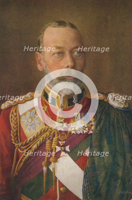 King George V (1865-1936) as Colonel-in-Chief of The Black Watch. Artist: Unknown