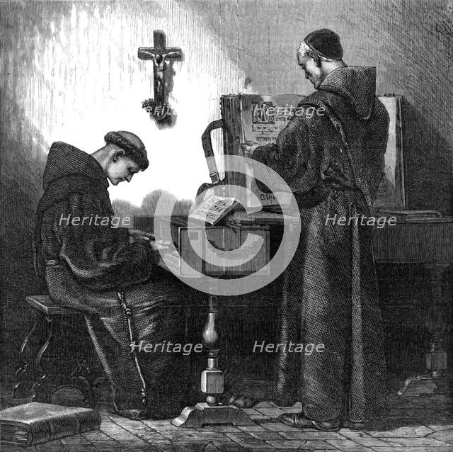 "Out Of The World," by R. Lehmann, 1870. Creator: Unknown.