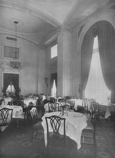 Corner of Main Dining Room showing fine Colonial detail, Roosevelt Hotel, New York City, 1924. Artist: Unknown.