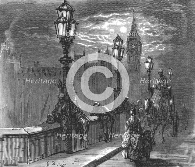 'Victoria Embankment', 1872.  Creator: Gustave Doré.