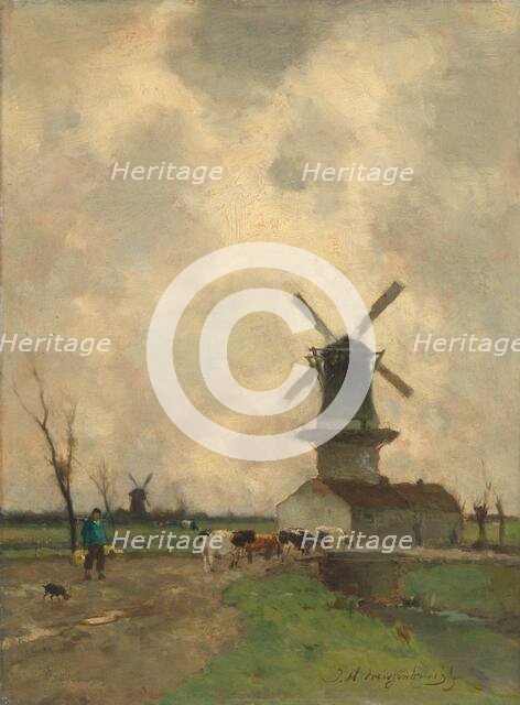 The Mill, 1870-1903. Creator: Jan Hendrik Weissenbruch.