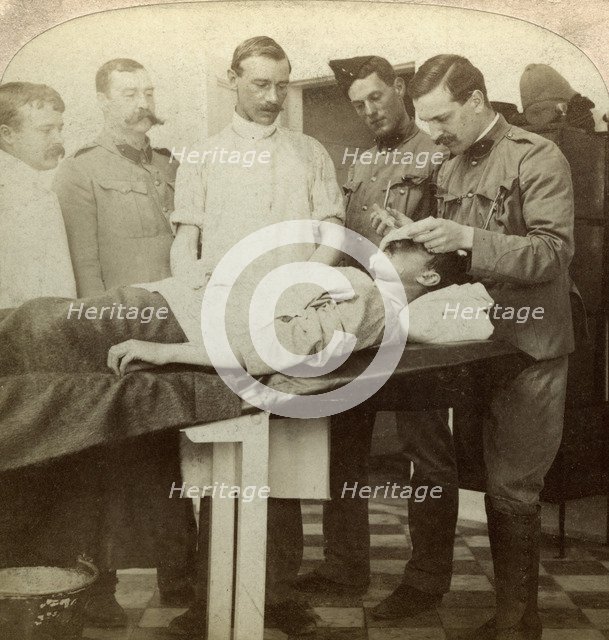 Soldier who fell at the front, Wynberg Hospital, Cape Town, South Africa, Boer War, 1899-1902. Artist: Underwood & Underwood