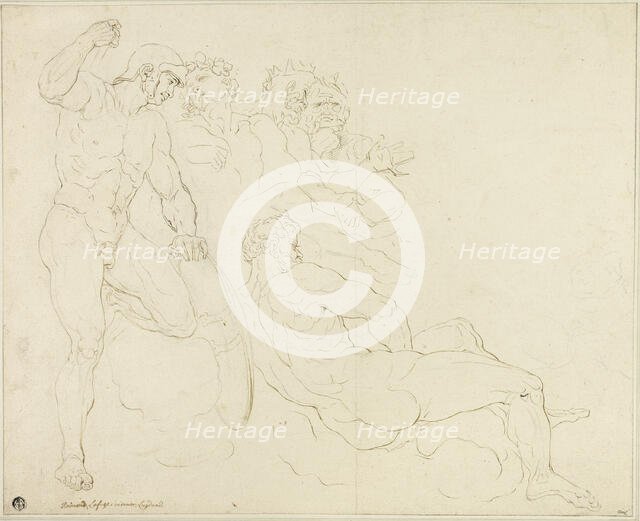 Sketches of Six Classical Figures, n.d.
