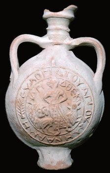 Coptic Pilgrim Flask, 4th-5th century. Artist: Unknown