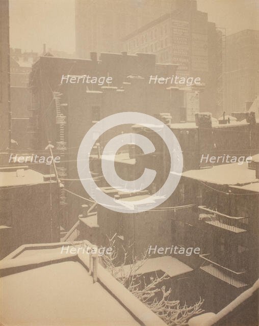 From the Back-Window "291", 1915. Creator: Alfred Stieglitz.