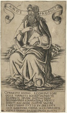 The Prophet Amos, 1480/90. Creator: Francesco Rosselli.