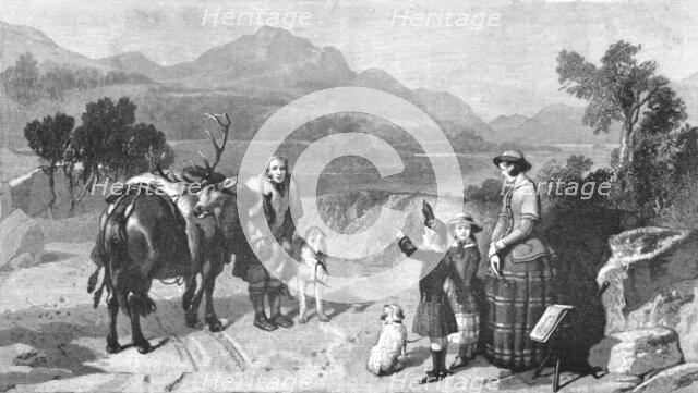 'Her Majesty The Queen, The Princess Royal, and The Prince of Wales at Loch Laggan...', 1891 Creator: Unknown.