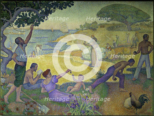 In the Time of Harmony. The Golden Age is not in the Past, it is in the Future, 1896. Creator: Signac, Paul (1863-1935).
