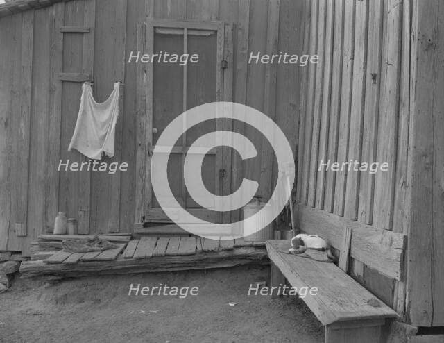 Back door of Texas tenant farmer's house, 1937. Creator: Dorothea Lange.