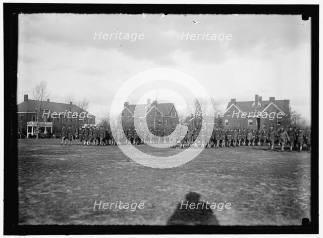 Fort Myer Officers Training School, between 1916 and 1918. Creator: Harris & Ewing.