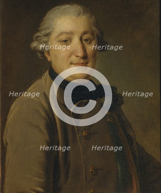 Portrait of count Ivan Grigoryevich Orlov (1738-1791), Between 1762 and 1765. Artist: Rokotov, Fyodor Stepanovich (1735-1808)
