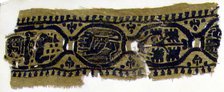 Textile Fragment, Coptic, 6th century. Creator: Unknown.