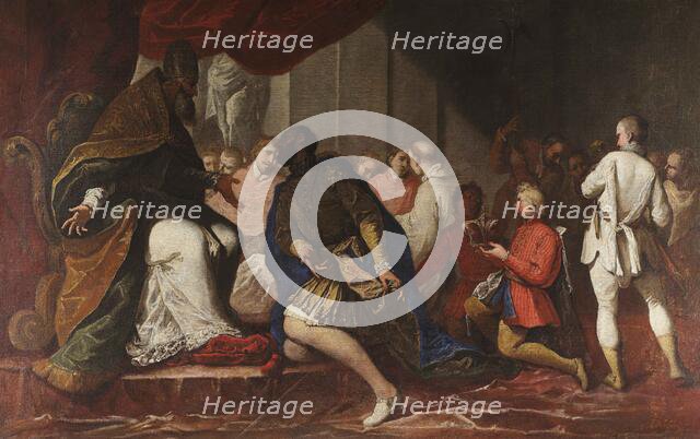 Paul III appoints his son Pier Luigi Duke of Parma and Piacenza, 1687. Creator: Ricci, Sebastiano (1659-1734).