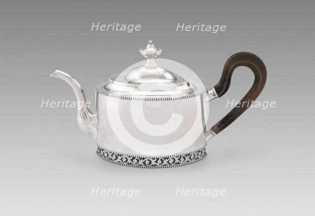 Teapot, 1784/1800. Creator: Standish Barry.