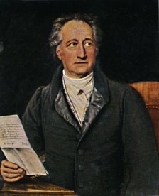 'Johann Wolfgang von Goethe 1749-1832. - Gemälde von J.K. Stieler', 1934. Creator: Unknown.