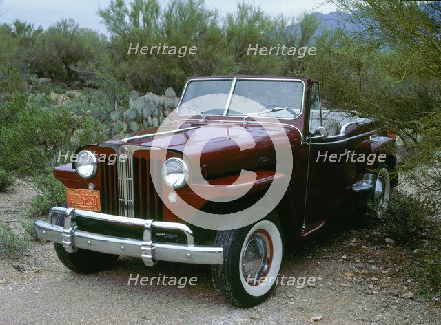 1948 Willys Jeepster. Artist: Unknown.