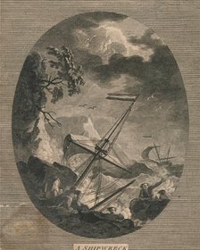 'A Shipwreck', 1773. Creator: John Pye.