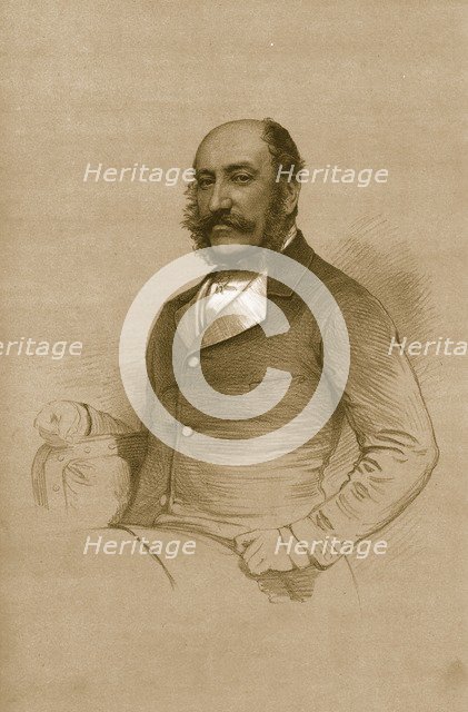 'The Duke of Beaufort. K.G.', 1879. Creator: Vincent Brooks Day & Son.