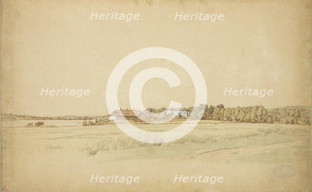 Hatanpää manor, 1857. Creator: Werner Holmberg.