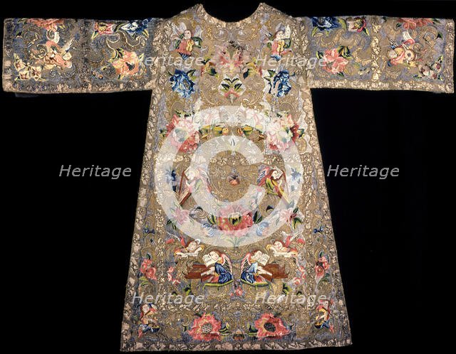 Dalmatic and Humeral Veil, Bayern, 1675/1725. Creator: Unknown.