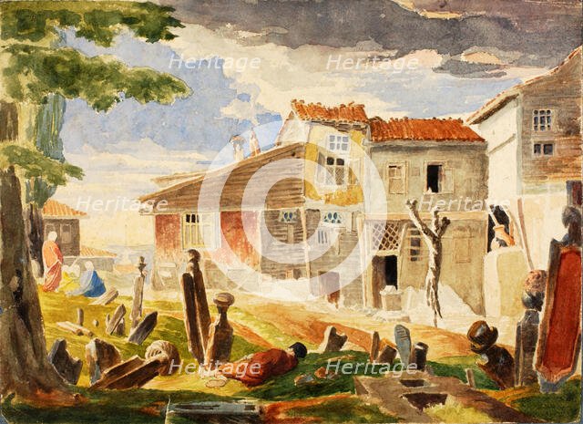 Cemetery in Pera, n.d. Creator: Miner Kilbourne Kellogg.