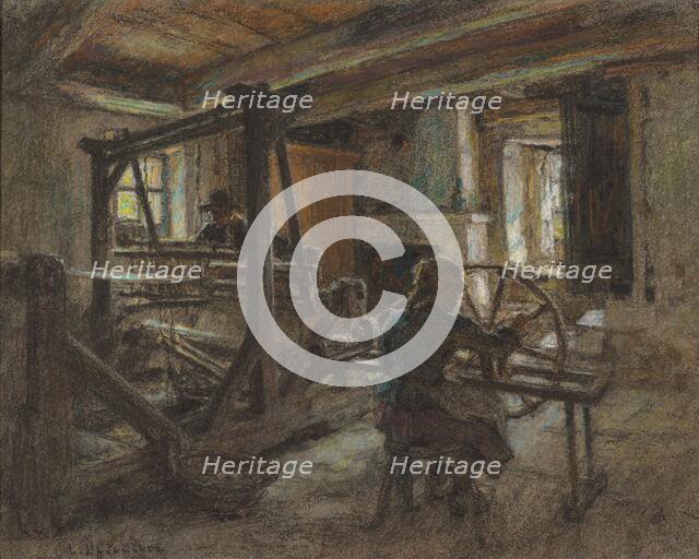 The Weaver's Cottage, c. 1903. Creator: Leon-Augustin Lhermitte.