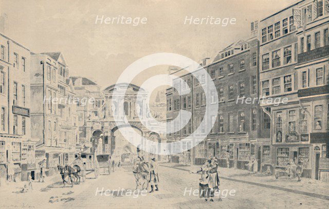 'West of Temple Bar, 1772', (1920). Artist: James Miller.