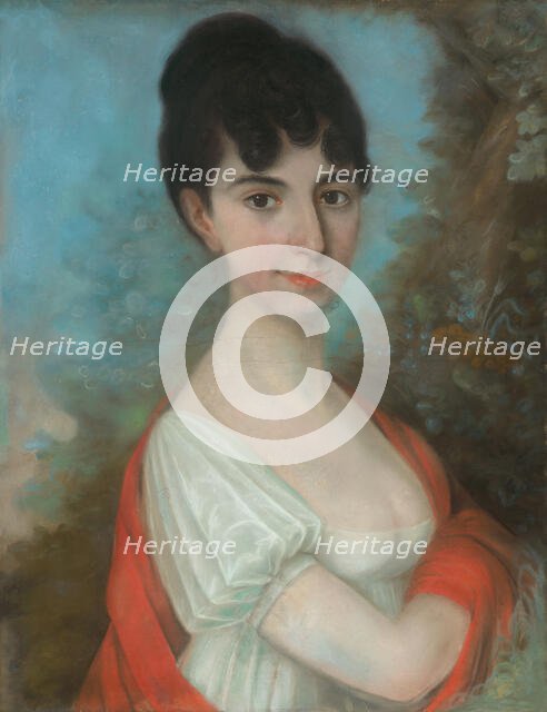 Baroness Antónia Mednyánszká (Portrait of Antónia, Countess of Bolz), around 1805. Creator: Unknown.