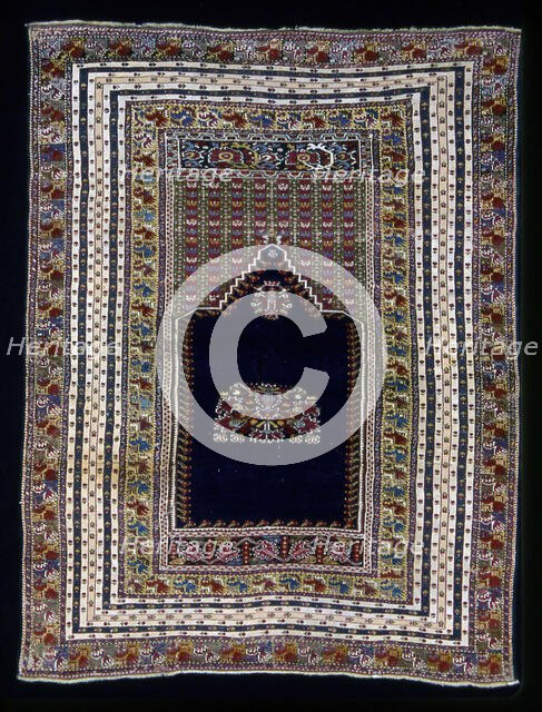 Prayer Carpet, Turkey, 1875/1900. Creator: Unknown.