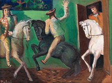 Riders (On Horses), 1936. Creator: Cyprian Majernik.