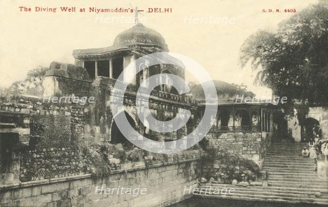 'The Diving Well at Niyamudddin's - Delhi'.  Creator: Unknown.