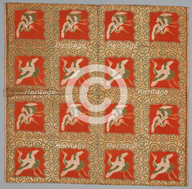 Brocaded Fukusa, late 1800s-early 1900s. Creator: Unknown.