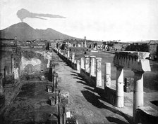 The Forum, Pompeii, Italy, 1893. Creator: John L Stoddard.