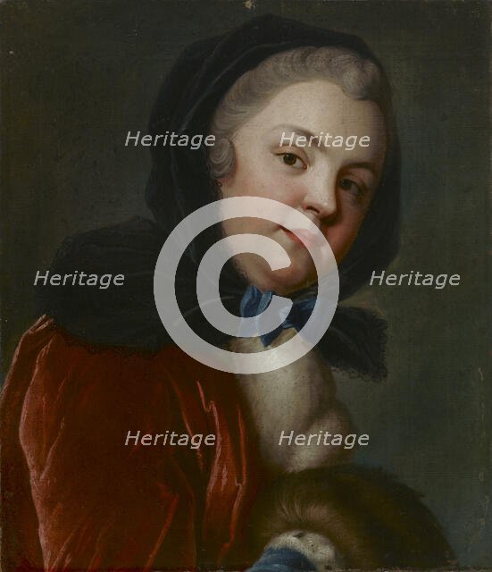 Ebba Margareta Ribbing af Zernava, c1750. Creator: Olof Arenius.